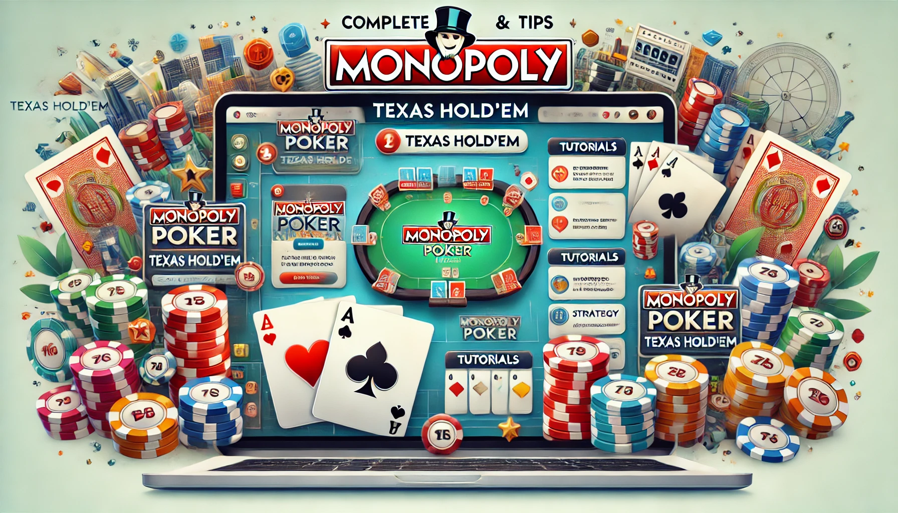 Panduan Lengkap dan Tips Bermain MONOPOLY Poker - Texas Holdem